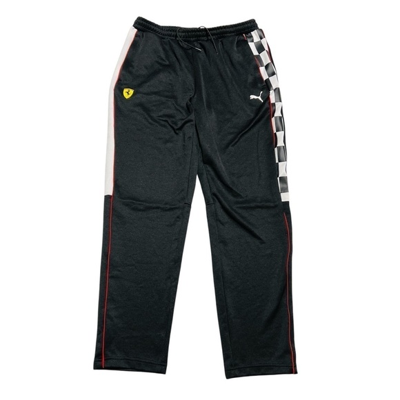 Puma Ferrari Men's Black Track Pants - Picture 2 of 8